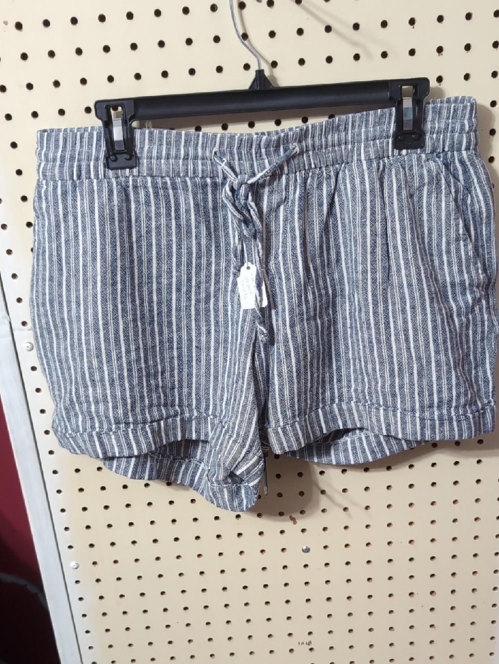 Old Navy Blue and White Striped Drawstring Women’s Shorts